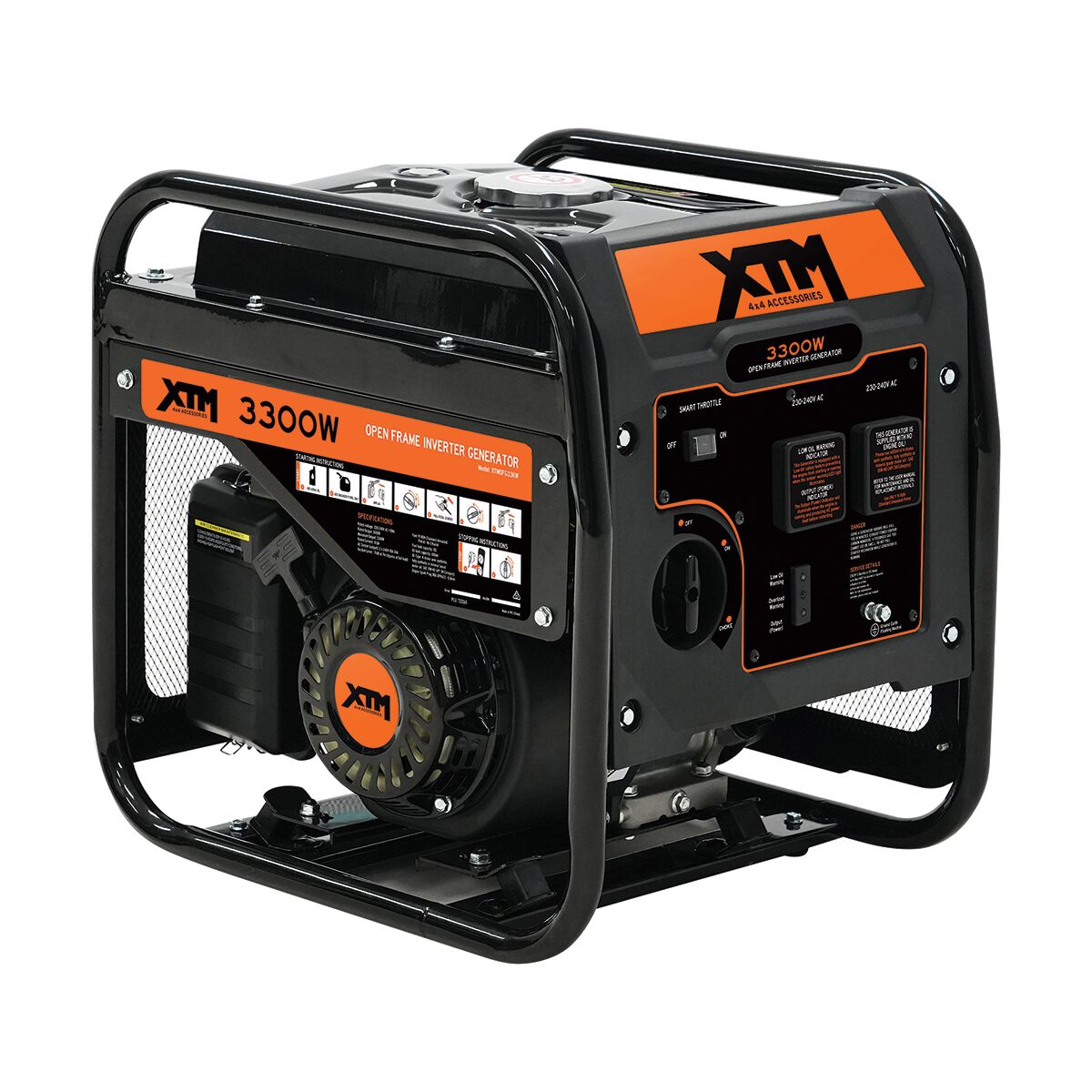 XTM 3300W Inverter Generator Open Frame, , scaau_hi-res