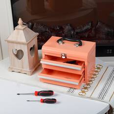 ToolPRO Apricot Mini Tool Chest With Handle, , scaau_hi-res