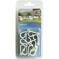 Caravan Awning Track - S-Hook, 6 Piece, , scaau_hi-res