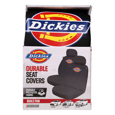 Dickies Polyester OG Logo Seat Covers Black Adjustable Headrests Airbag Compatible, , scaau_hi-res