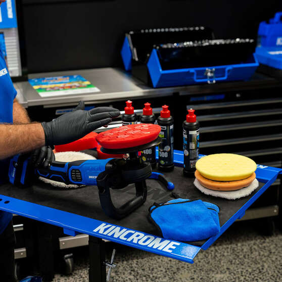 Kincrome PT18 18V Brushless 180mm Polisher Kit 4.0Ah, , scaau_hi-res