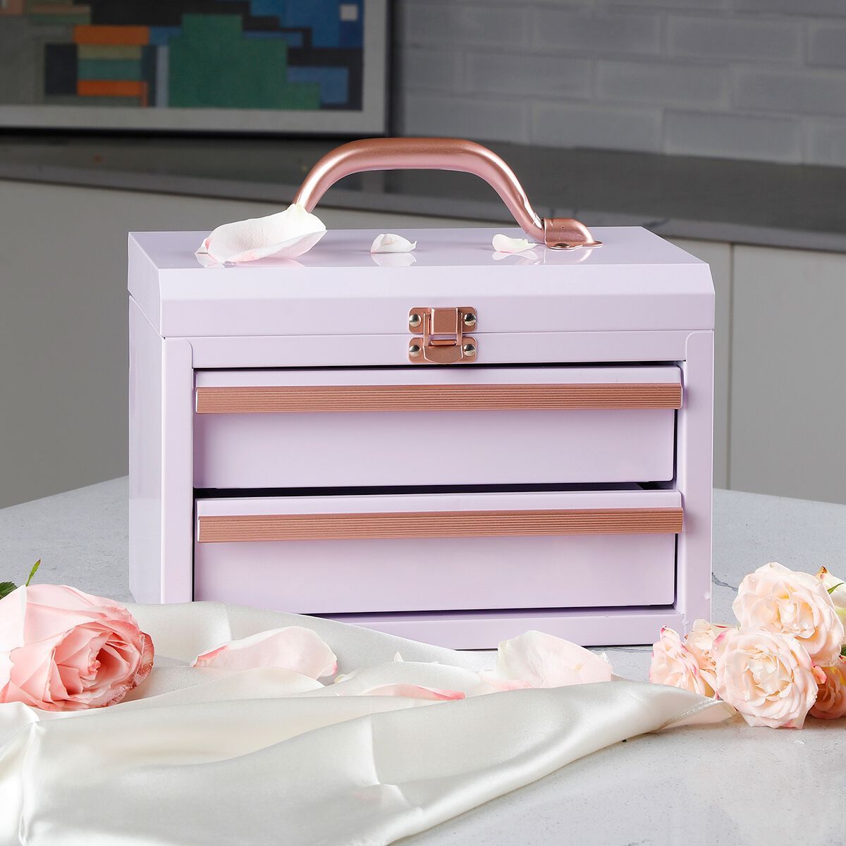 Toolpro Mini Tool Chest Lavender, , scaau_hi-res