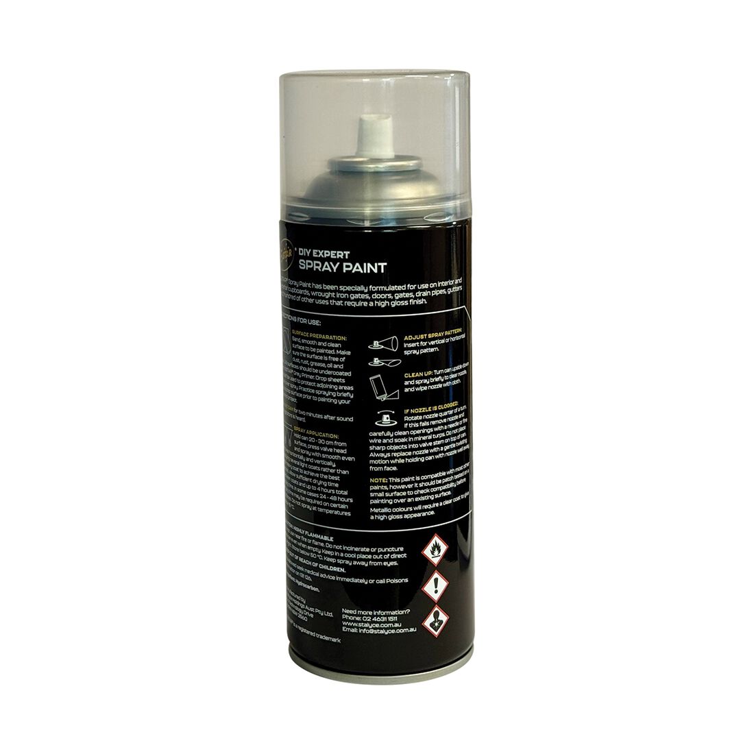 5 Star Enamel Spray Paint Clear 250g, , scaau_hi-res