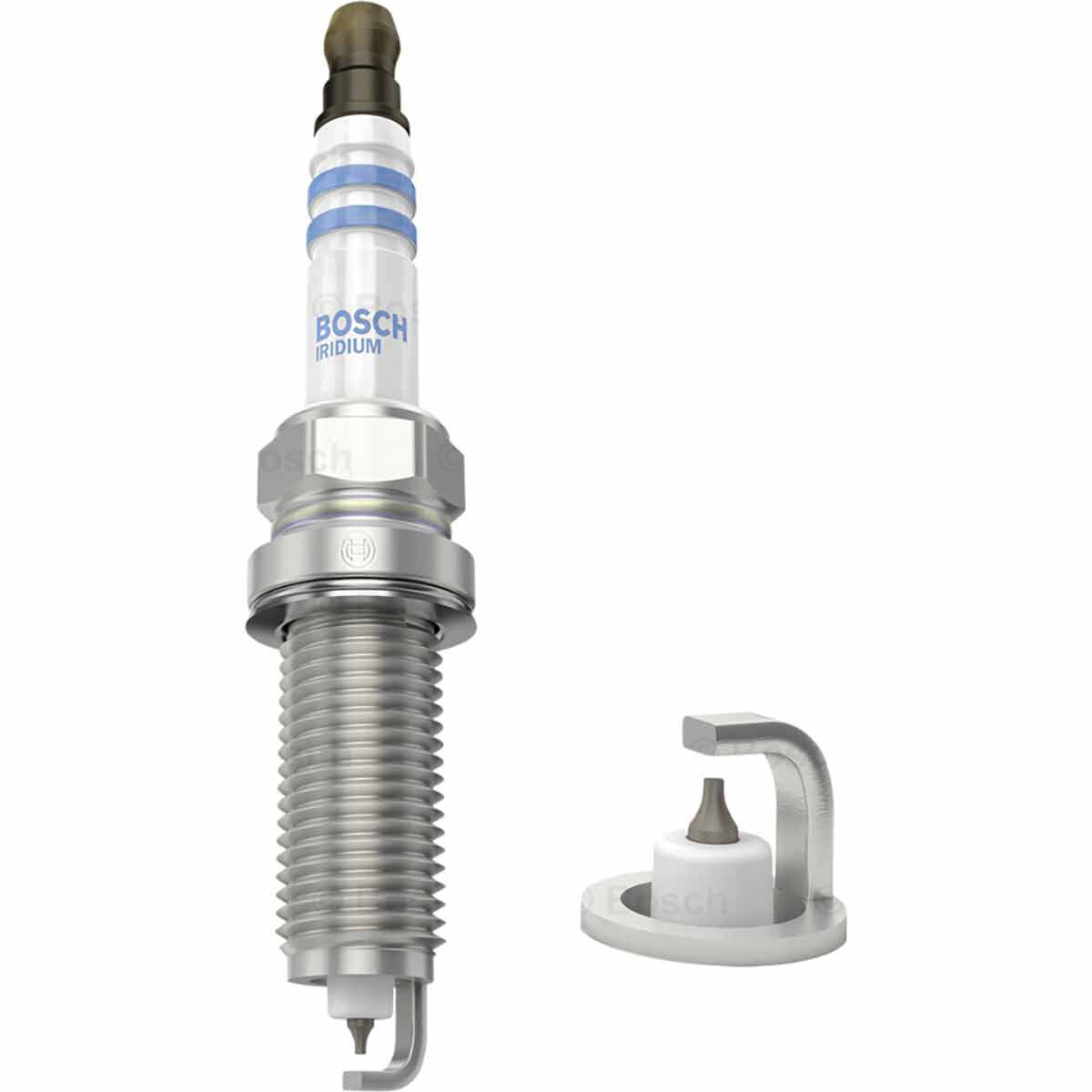 Bosch Iridium Spark Plug Single VR8SII30X, , scaau_hi-res