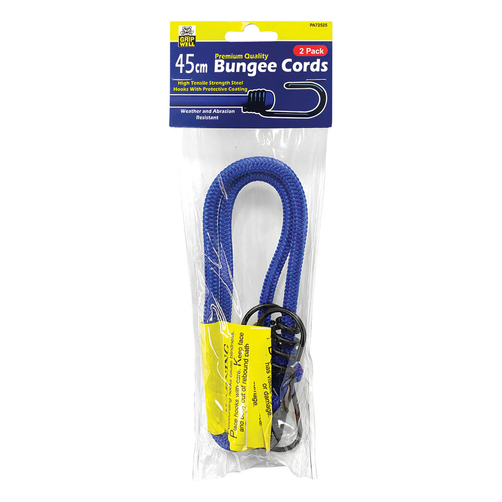 Gripwell Metal Hook Bungee Cord 45cm, 2 Pack Supercheap Auto