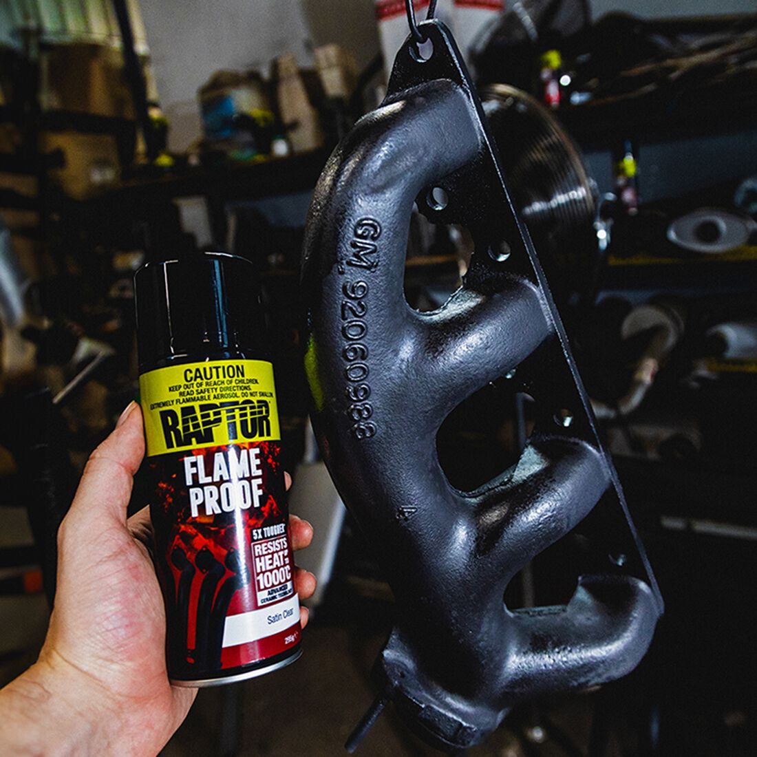 Raptor Flameproof Paint Satin Clear, , scaau_hi-res