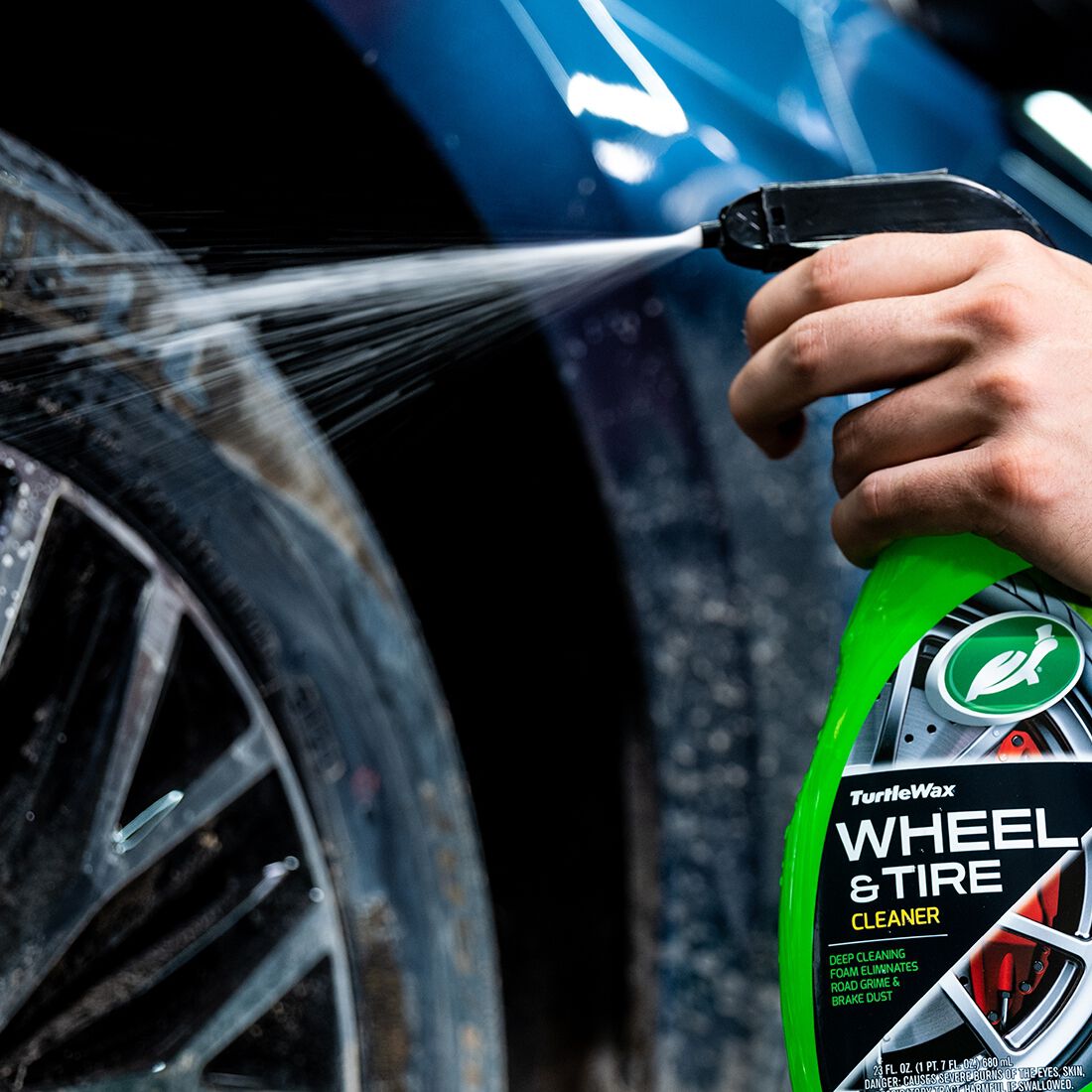 Turtle Wax Tyre & Wheel Cleaner 680mL, , scaau_hi-res