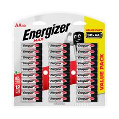 Energizer Max AA Batteries 30 Pack, , scaau_hi-res
