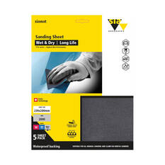 SIA Abrasives Sandpaper 5 Pack  P2000 - Siawat 1713, , scaau_hi-res