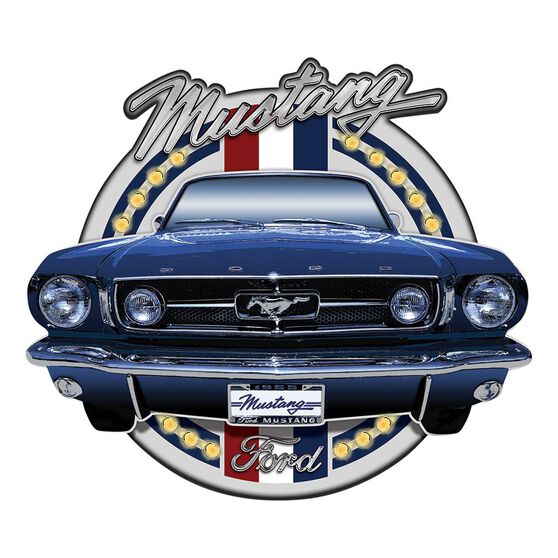 Ford Mustang Light Up Sign, , scaau_hi-res