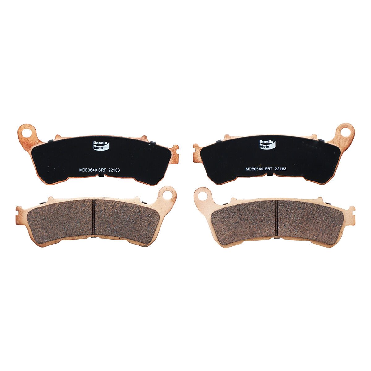 Bendix Street Road Track Motorcycle Disc Brake Pads - MDB0640-SRT, , scaau_hi-res