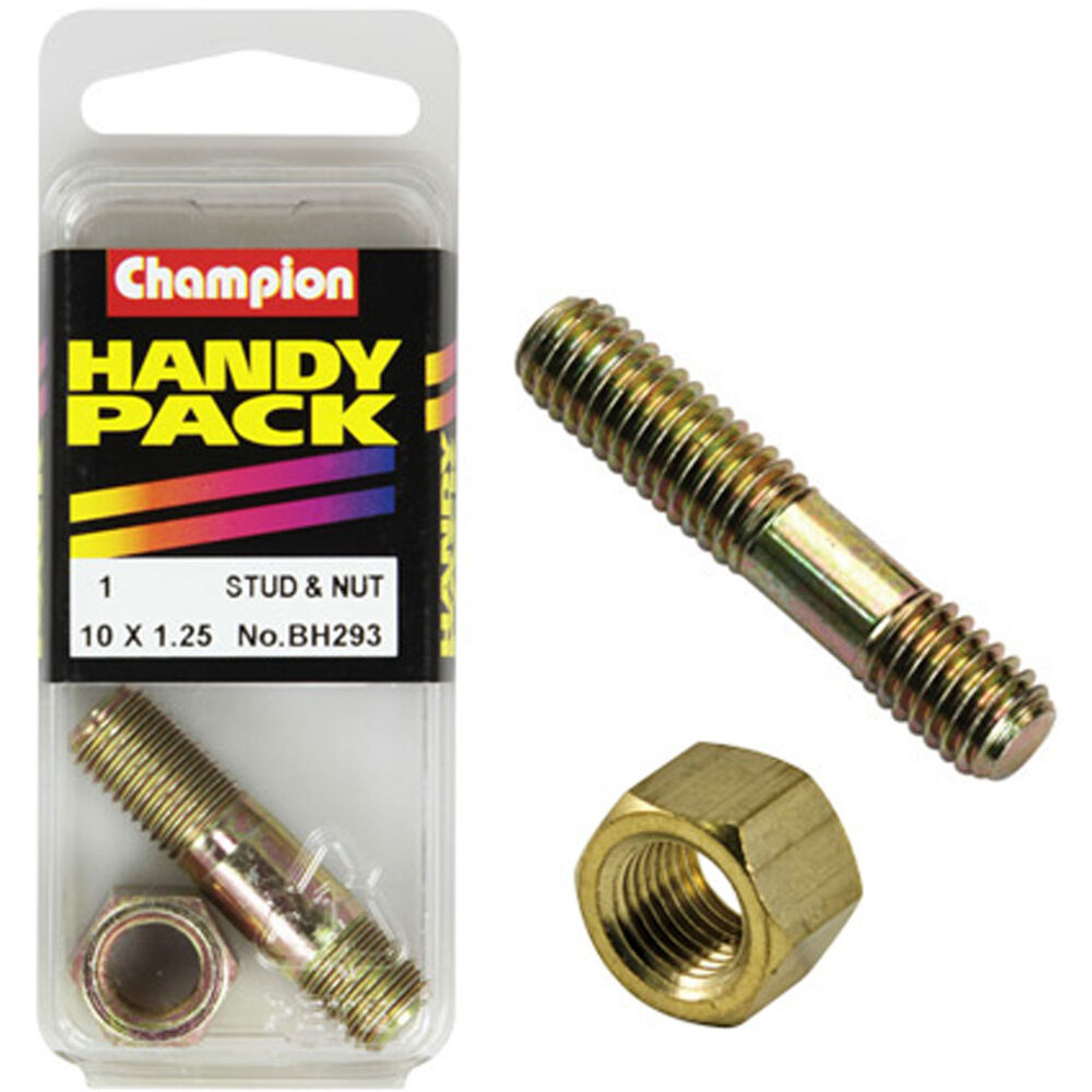 Champion Manifold Stud M10 X 41, BH293, Handy Pack Supercheap Auto