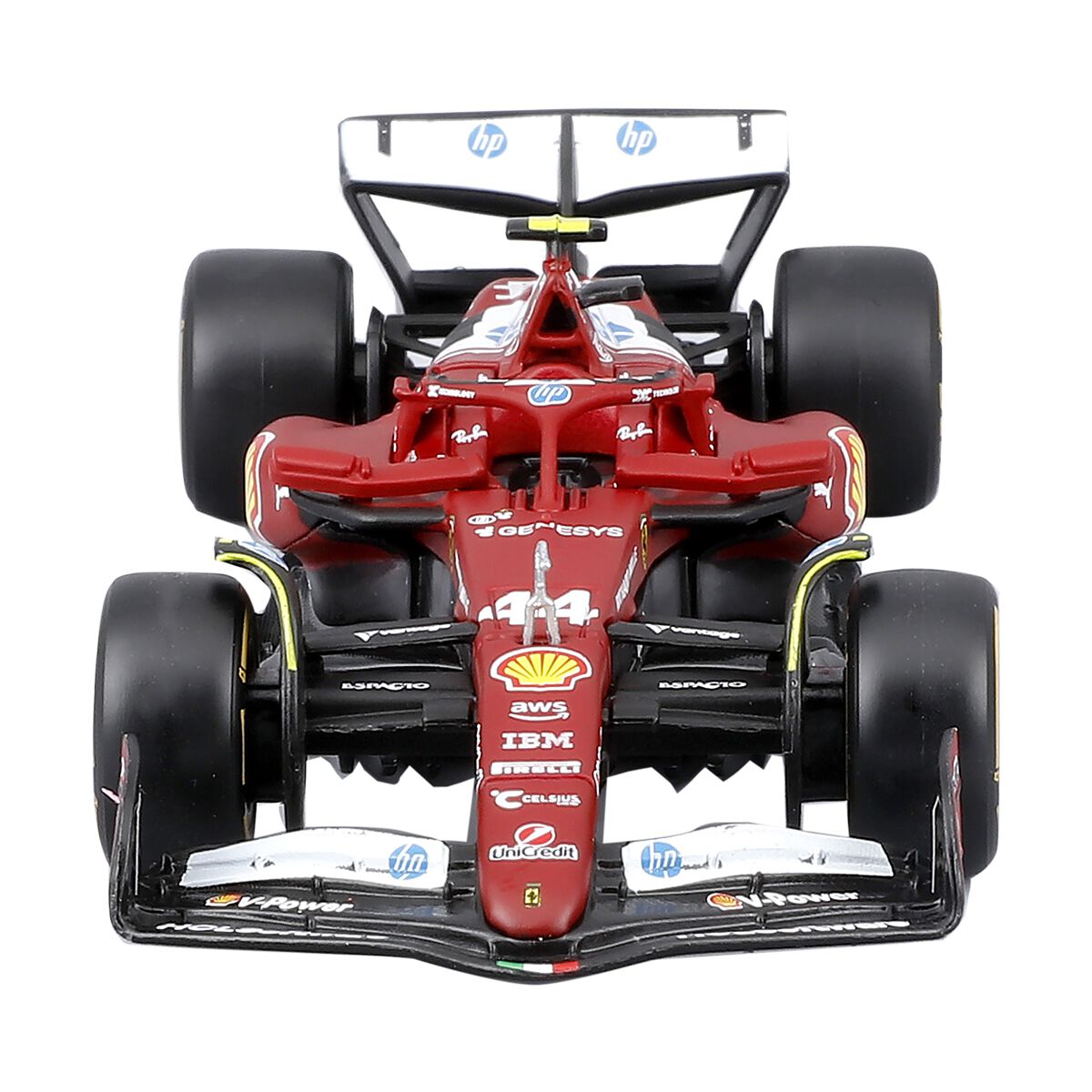 1:43 Die Cast 2025 Ferrari #44 Hamilton, , scaau_hi-res