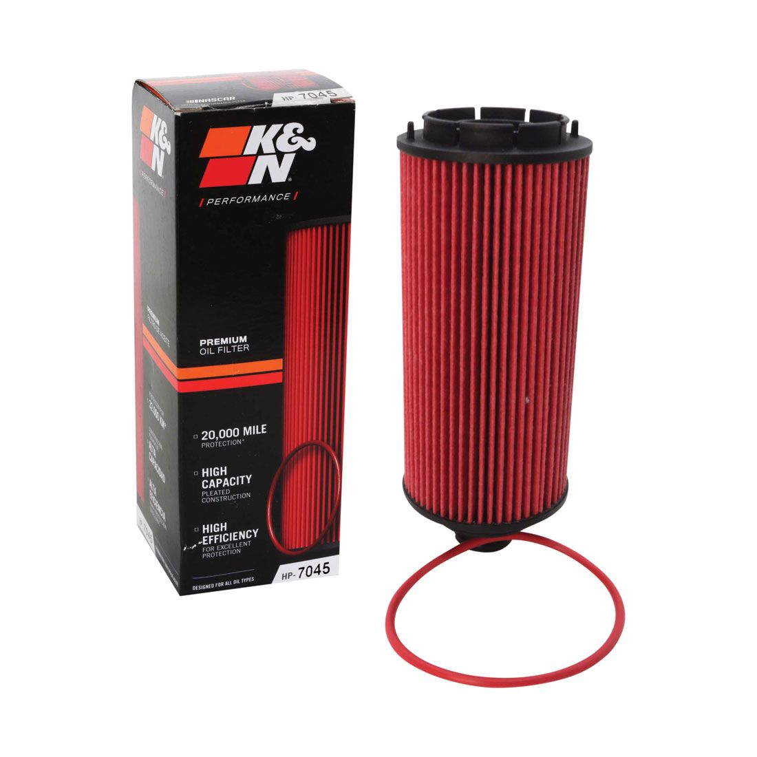K&N Performance Gold Cartridge Oil Filter HP-7045, , scaau_hi-res