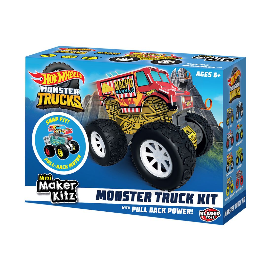 Hot Wheels Mini Maker Kitz - Monster Trucks - Single, , scaau_hi-res