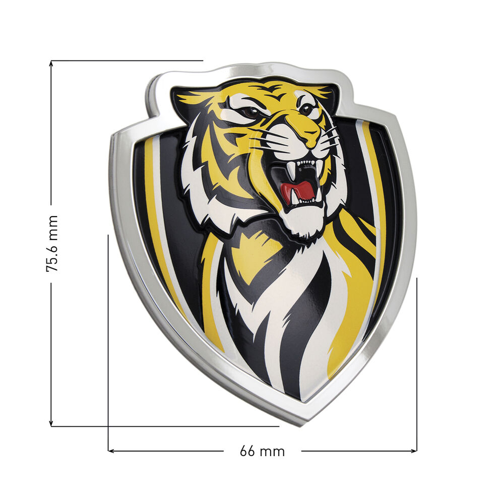 Richmond Afl Supporter Logo 3d Chrome Finish Supercheap Auto