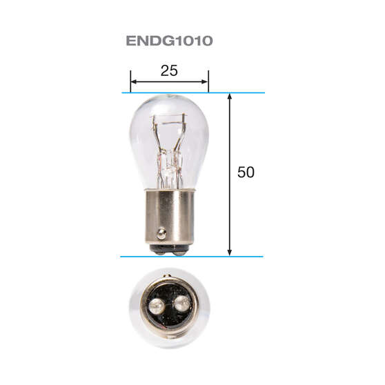 ENDURALIGHT Automotive Globes - Stop/ Tail 12V, 21/5W, BAY15D, , scaau_hi-res