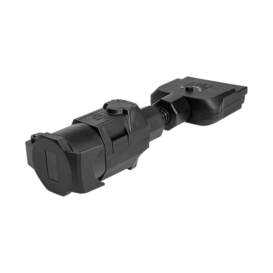 SCA Trailer Adaptor 7 Flat Socket To 7 Pin Large Round Plug LED, , scaau_hi-res