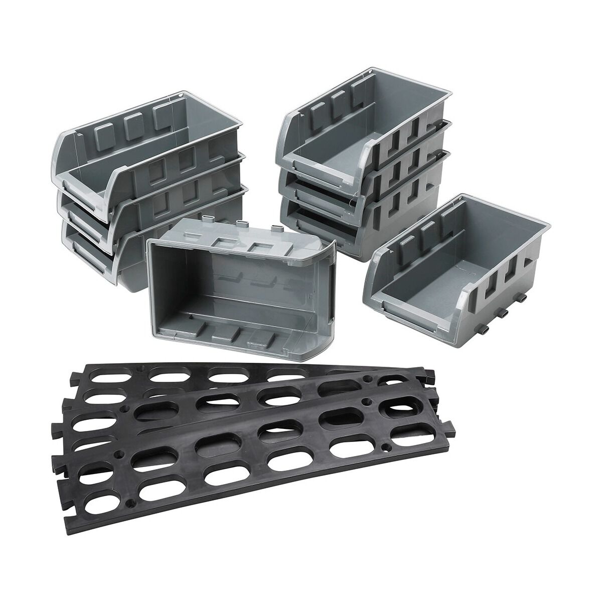 SCA Parts Bin Tray Set With Rail 8 Piece, , scaau_hi-res