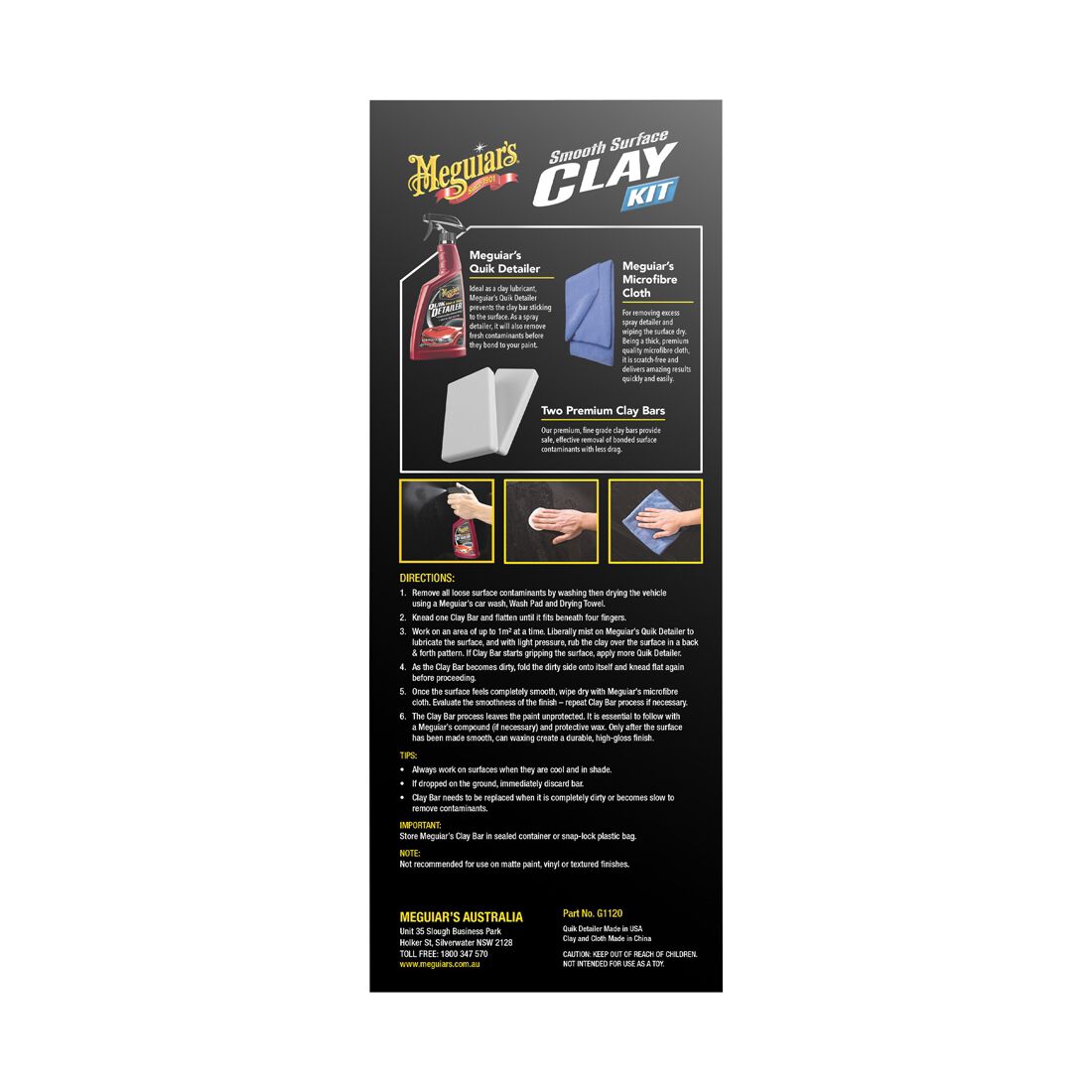 Meguiar's Smooth Surface Clay Bar Kit, , scaau_hi-res