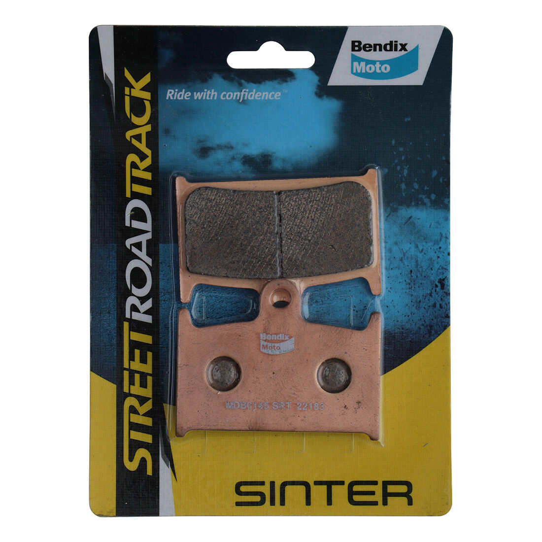 Bendix Street Road Track Motorcycle Disc Brake Pads - MDB0145-SRT, , scaau_hi-res