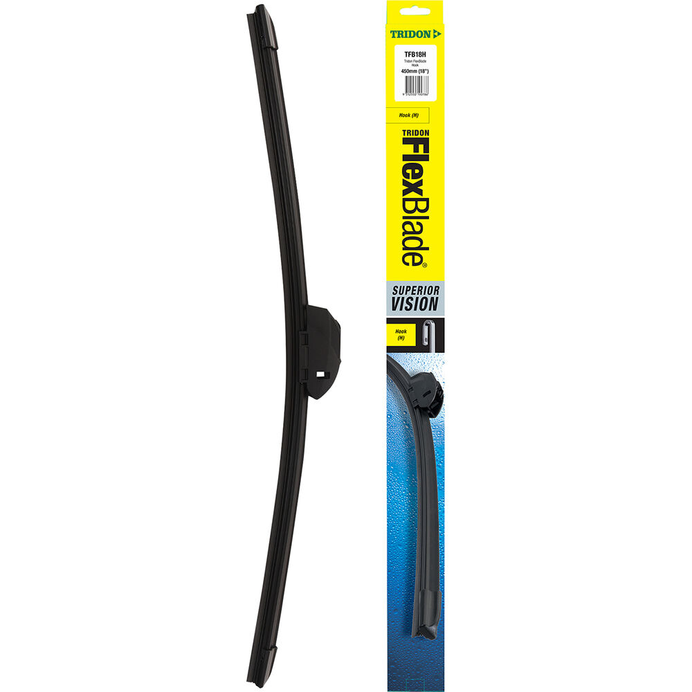 Tridon Flex Blade Single Wiper 18in, Hook Supercheap Auto