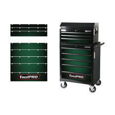 ToolPRO Tool Cabinet Magnet Fascia Set - Green Carbon Fibre, Suits 26" Chest & 27" Cabinet, , scaau_hi-res