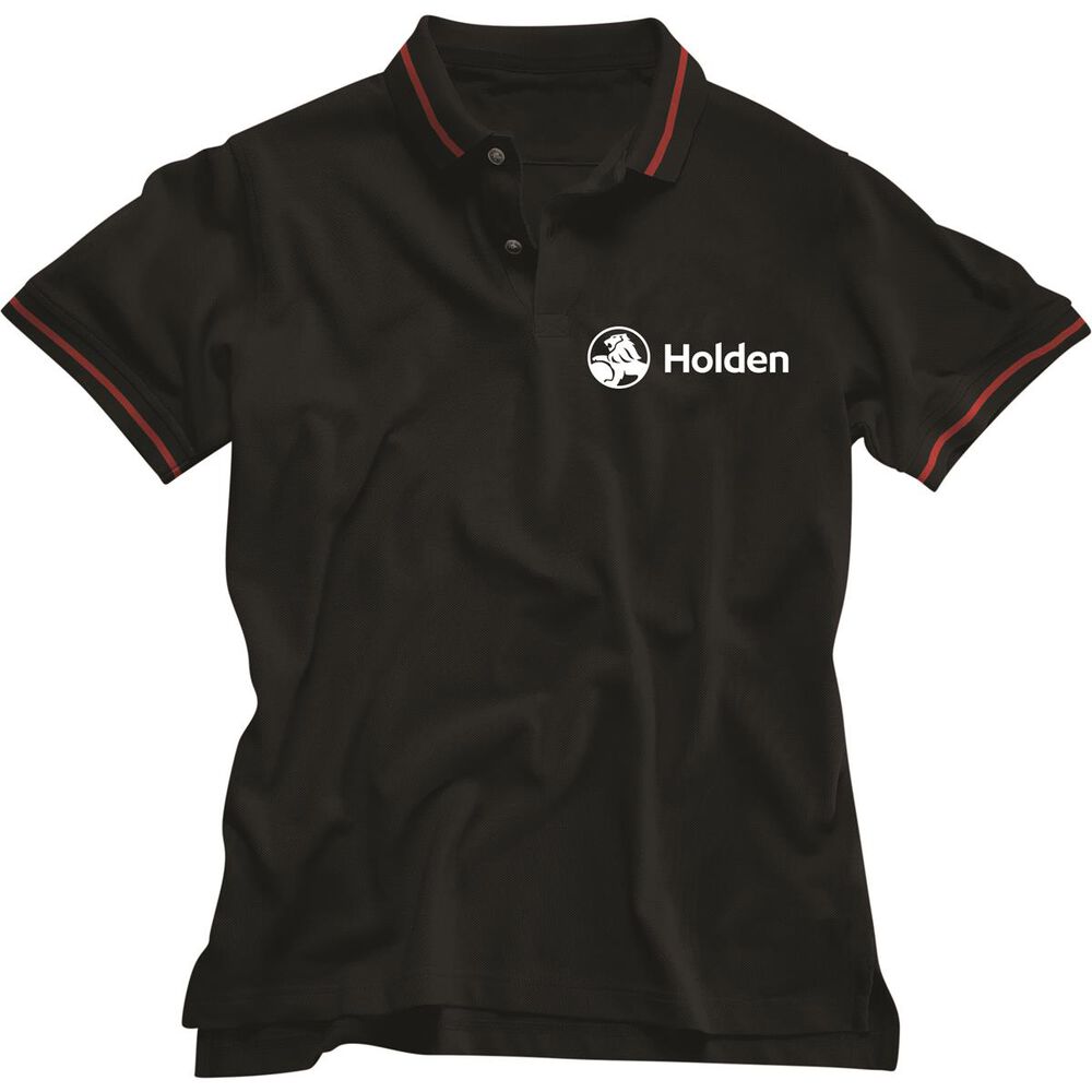 Holden Polo Shirt Black Black L Supercheap Auto