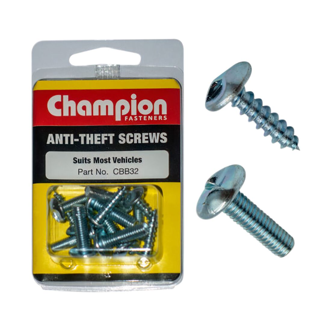 Champion Anti Theft Screws - CBB32, , scaau_hi-res
