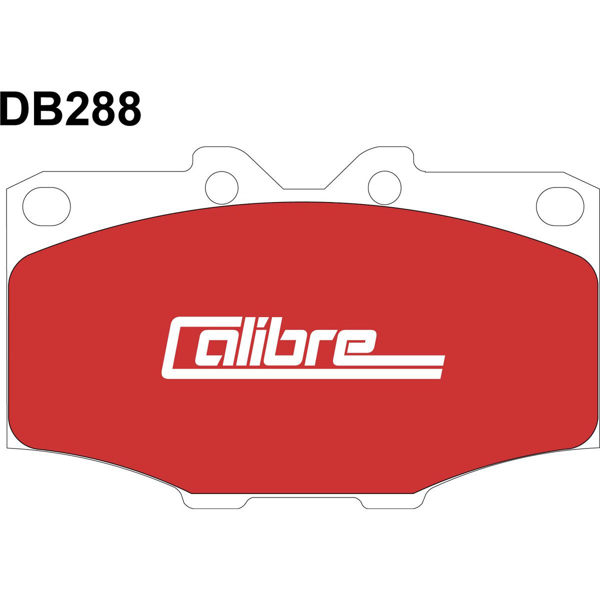 Calibre Disc Brake Pads DB288CAL, , scaau_hi-res