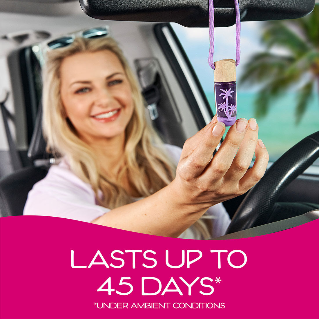 California Scents Hanging Vial Monterey Vanilla Car Air Freshener - 1PK, , scaau_hi-res