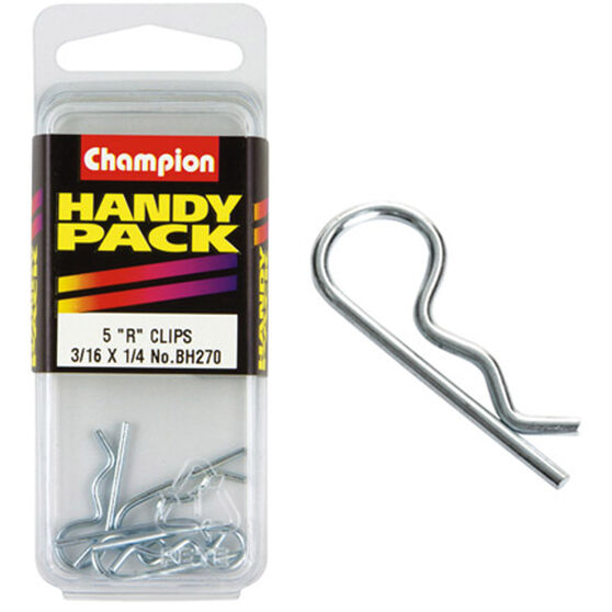 Champion R Clips - 3 / 16-1 / 4inch, BH270, Handy Pack, , scaau_hi-res