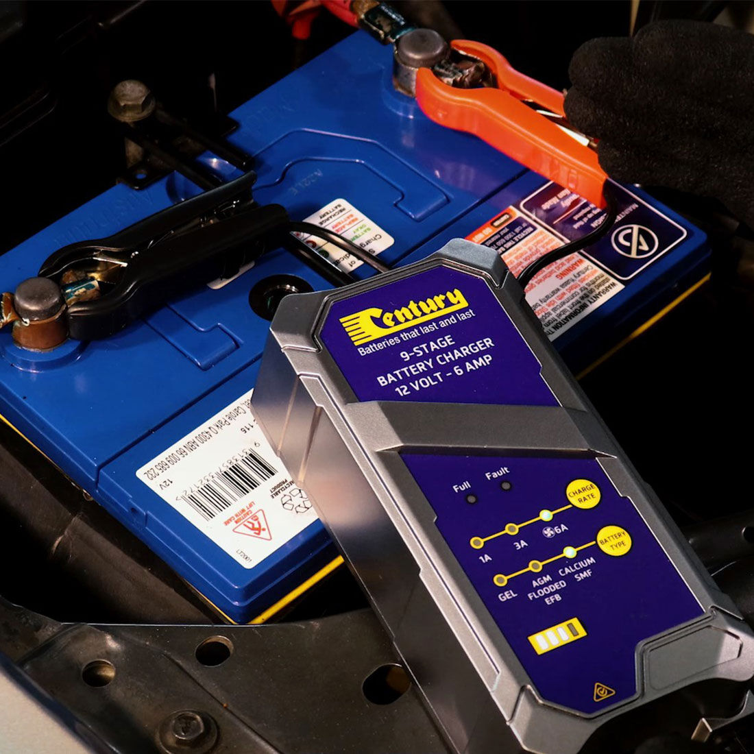 Century Battery Charger 9 Stage 1 / 3 / 6A, , scaau_hi-res
