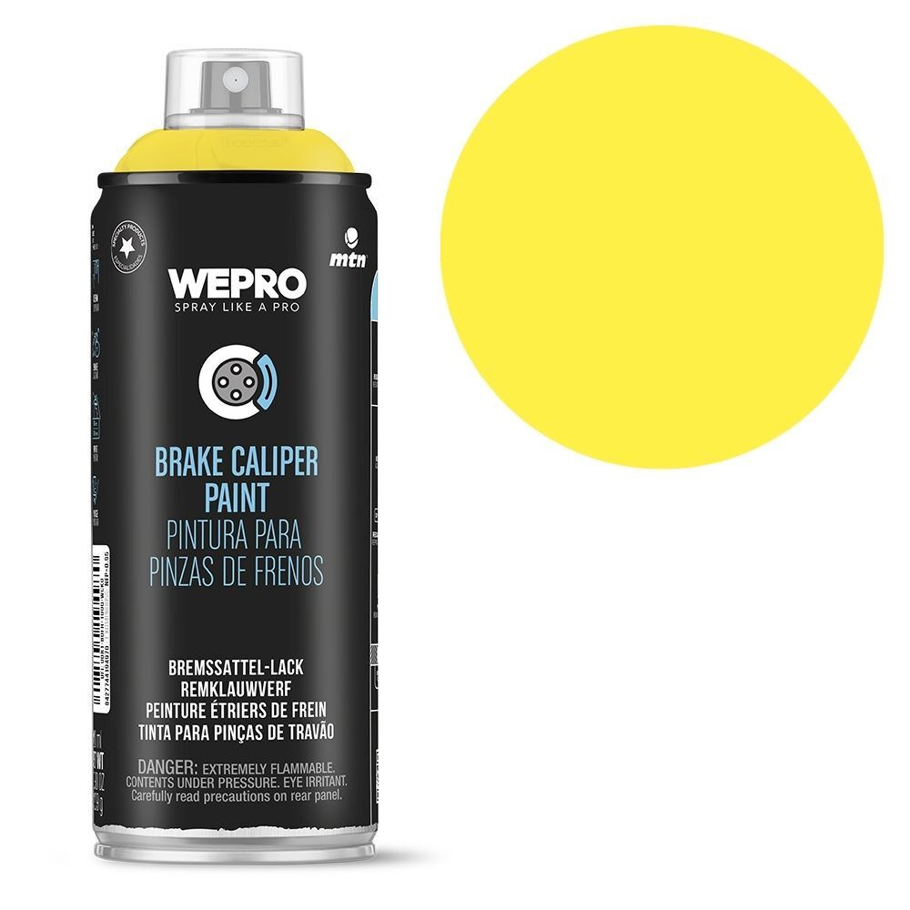 MTN Pro Yellow Brake Caliper Spray Paint 400mL, , scaau_hi-res