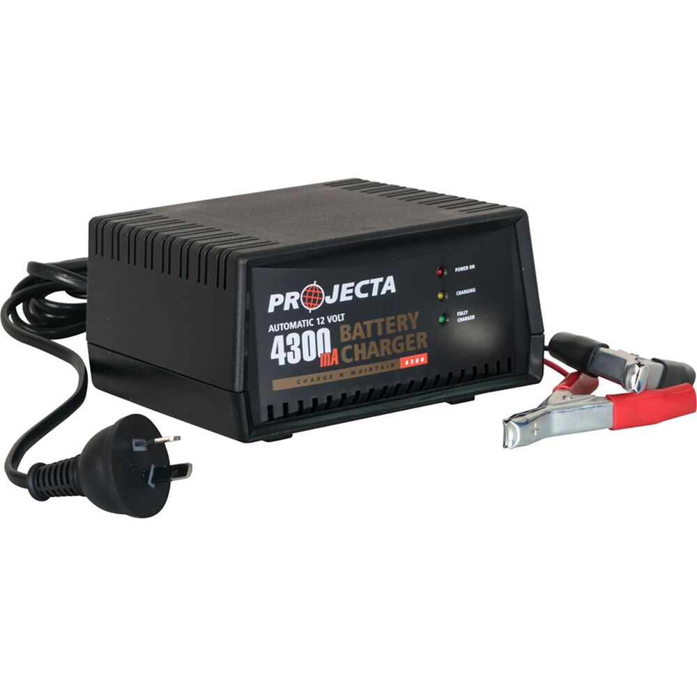 Projecta Battery Charger 12V, 4300mA Supercheap Auto