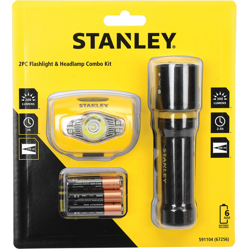 Stanley Flashlight & Headlamp Combo Supercheap Auto