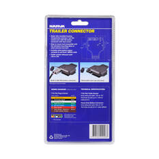 Narva 7 Pin Flat Trailer Socket H/D Connector, , scaau_hi-res