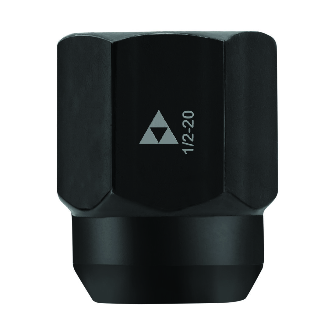 Tridon Wheel Nuts 1/2-20 TPI. Tapered Seat. Open Ended Nut. 21mm Hex. Black Finish, , scaau_hi-res