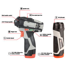 ToolPRO Polisher 2 Speed Kit 12V, , scaau_hi-res