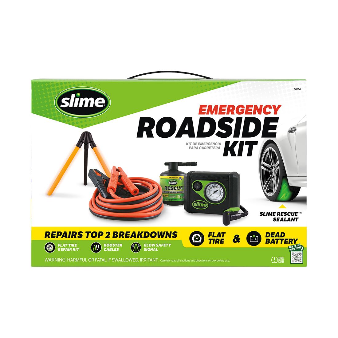 Slime Emergency Roadside Safety Kit, , scaau_hi-res
