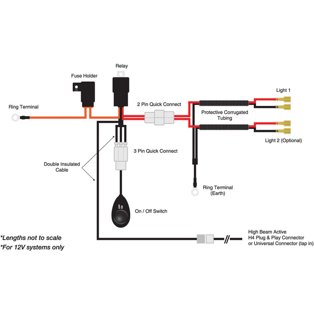 H4 Headlight Plug Wiring Diagram from www.supercheapauto.com.au