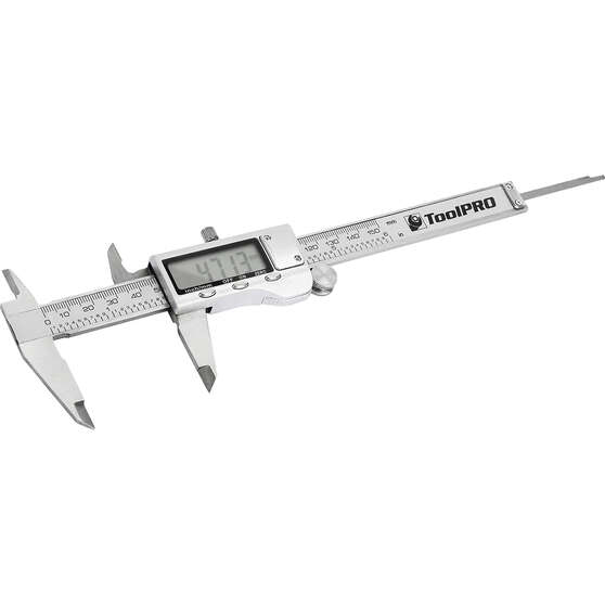 ToolPRO 150mm Digital Vernier Caliper with Case, , scaau_hi-res