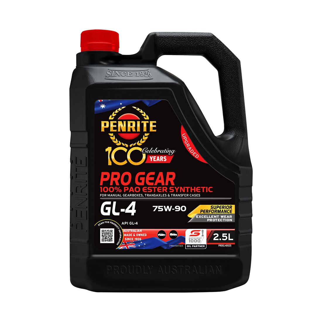Penrite Pro Gear Oil - GL-4 75W-90  2.5 Litre, , scaau_hi-res