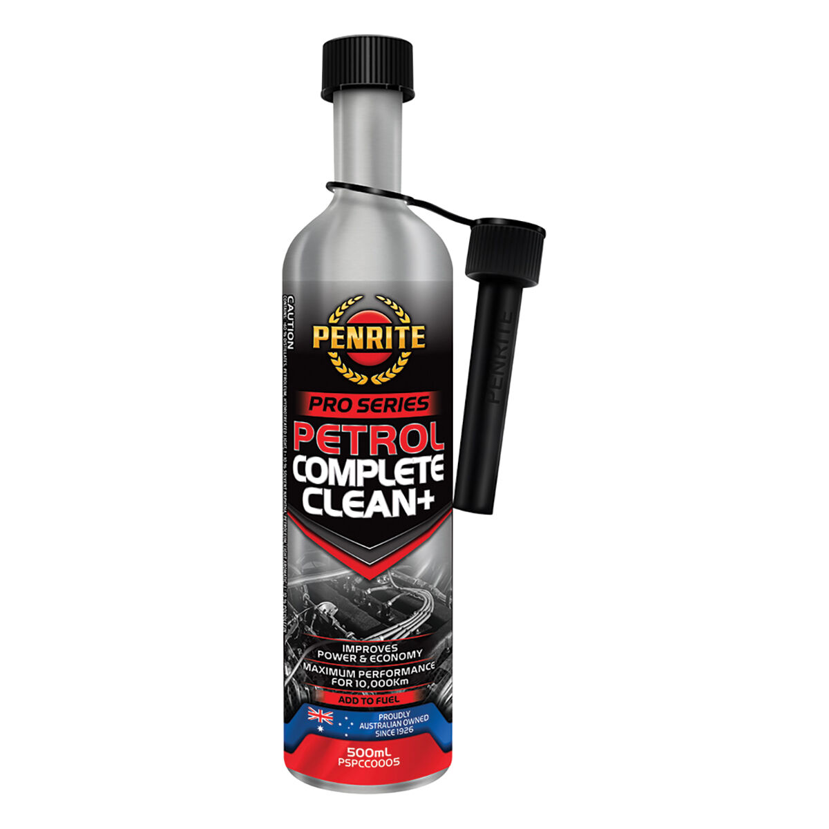 Penrite Pro Series Petrol Complete Clean+ 500mL, , scaau_hi-res