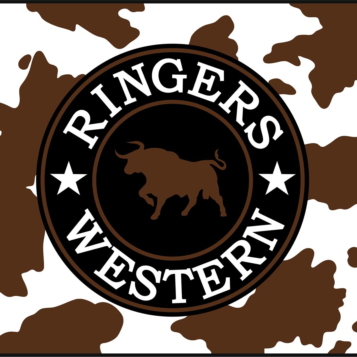 Ringers Western Picnic Rug - Cow Print, 130 x 170cm, , scaau_hi-res