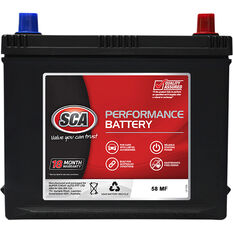 SCA Performance Car Battery S58 MF, , scaau_hi-res