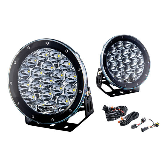 Ridge Ryder LED Driving Light Kit w/ harness 180mm 87W Supercheap Auto