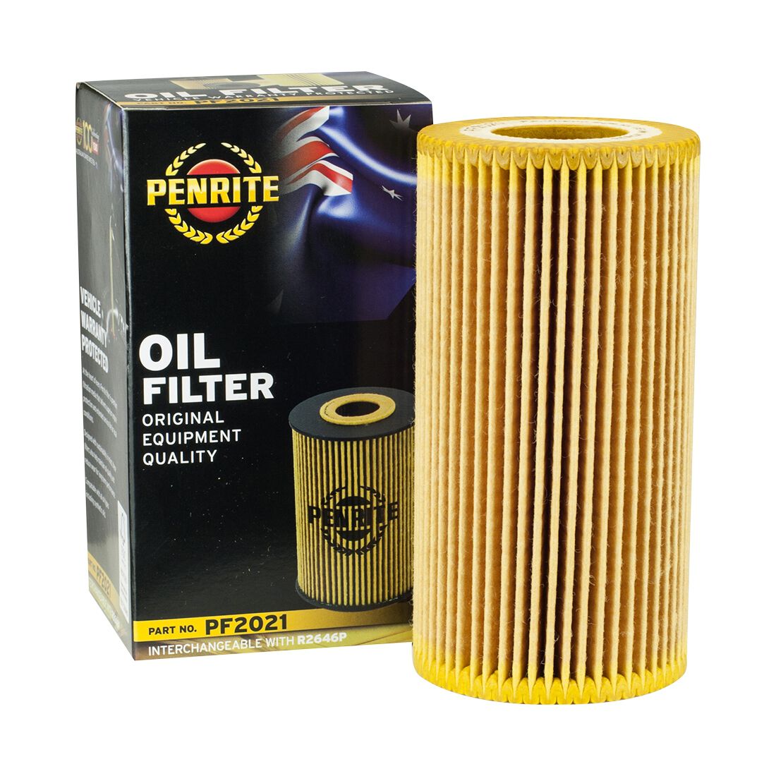 Penrite Oil Filter PF2021 (Interchangeable with R2646P), , scaau_hi-res