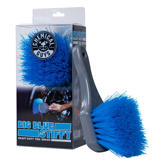 Chemical Guys Big Blue Stiffy Heavy Duty Tyre Brush, , scaau_hi-res