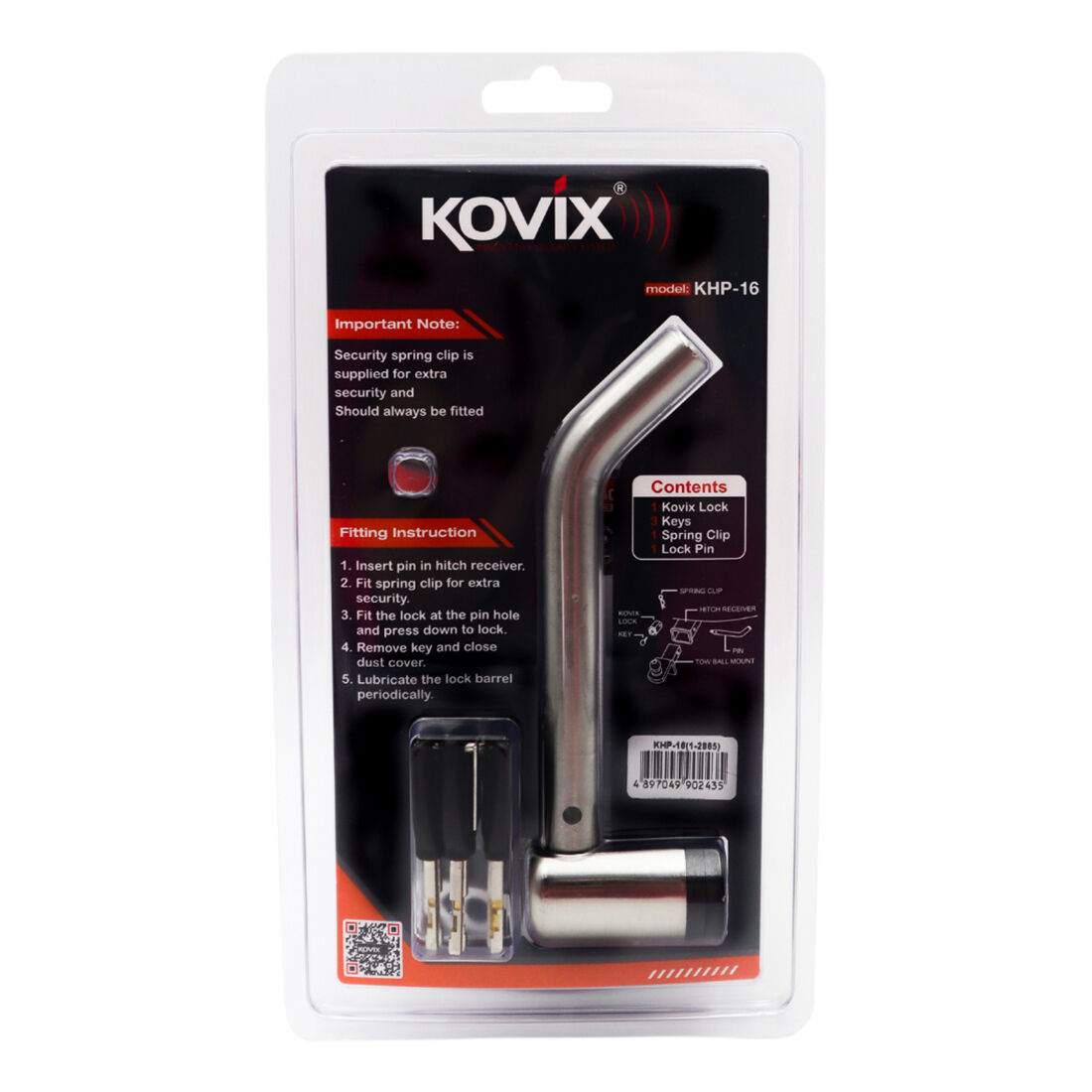Kovix Hitch Pin Lock Supercheap Auto